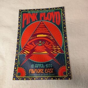 2/$10 Pink Floyd Fillmore East Concert Canvas Print Poster